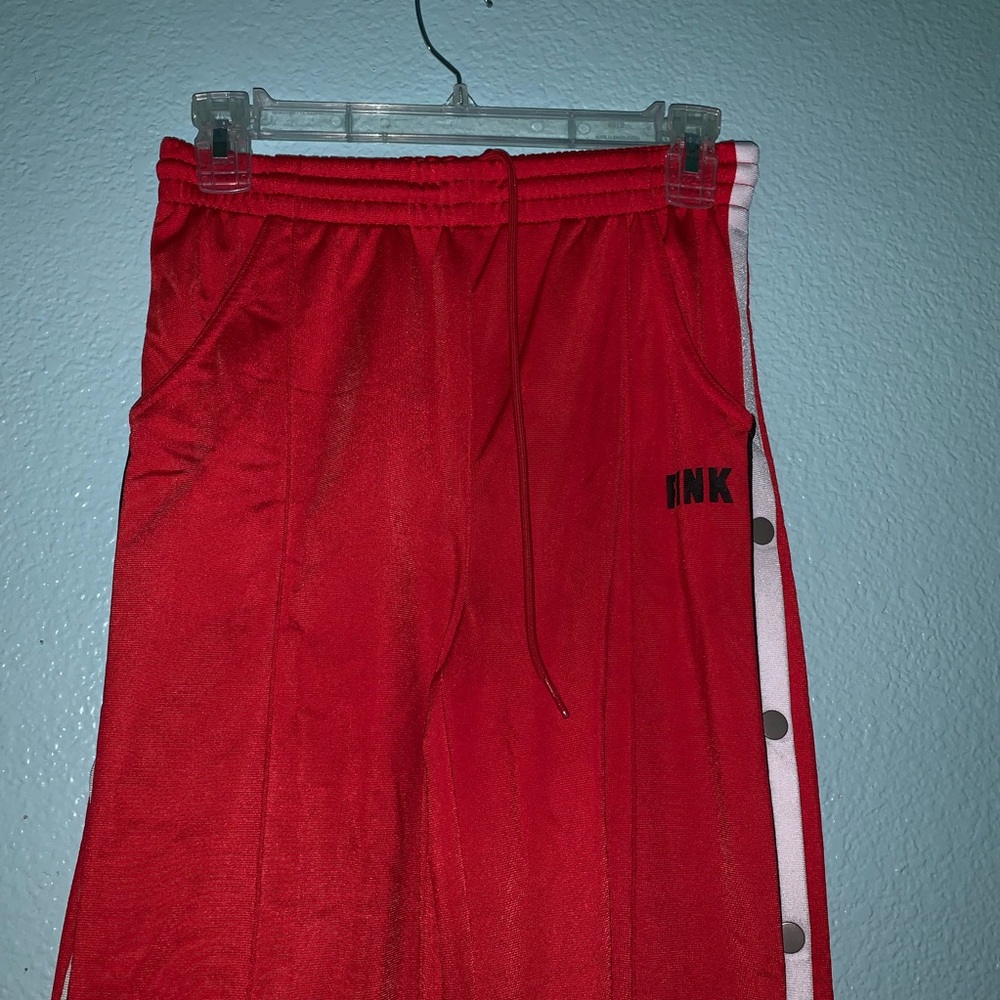 Red track pants - Picture 2 of 4